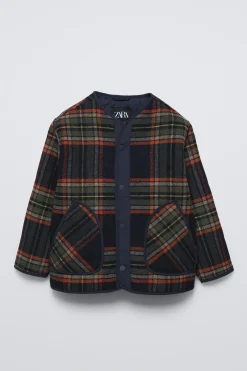 CHAQUETA ACOLCHADA CUADROS