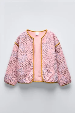 CHAQUETA ACOLCHADA ESTAMPADA
