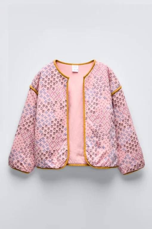 CHAQUETA ACOLCHADA ESTAMPADA