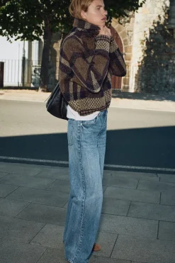 CHAQUETA BOMBER PUNTO CUADROS