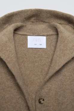 CHAQUETA CAPUCHA CON LANA Y CASHMERE
