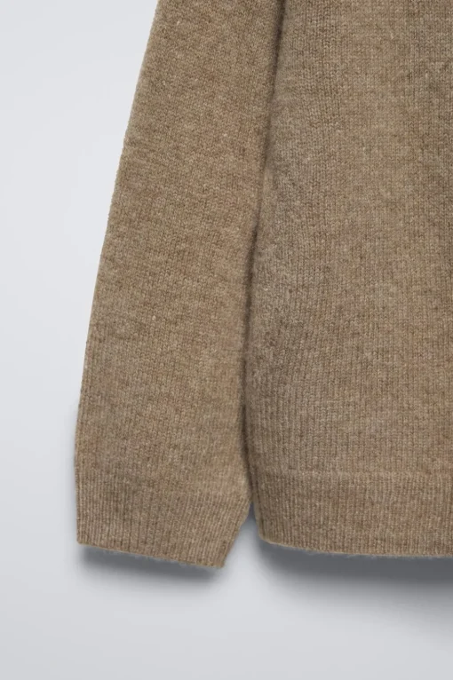 CHAQUETA CAPUCHA CON LANA Y CASHMERE