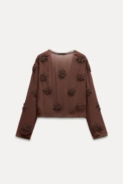 CHAQUETA CORTA BORDADOS ABALORIOS