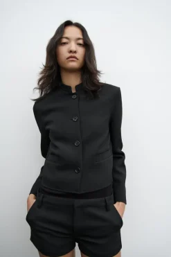 CHAQUETA CORTA BOTONES ZW COLLECTION