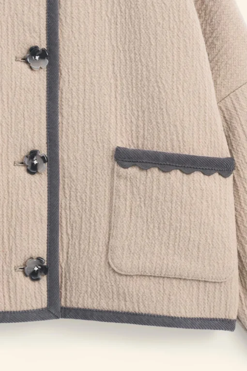 CHAQUETA CORTA CON LANA LIMITED EDITION