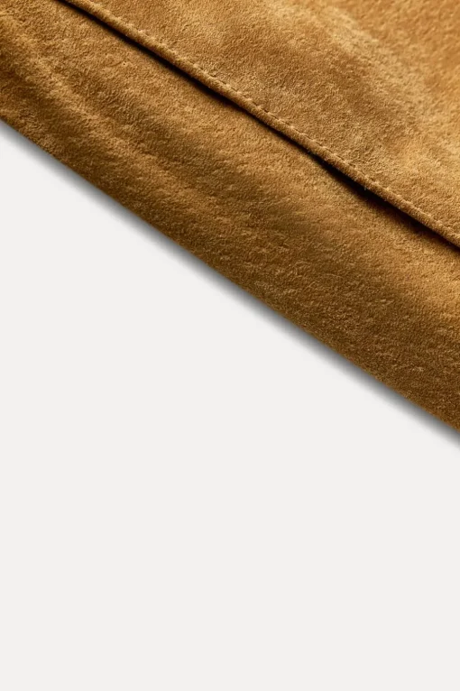 CHAQUETA CROP 100% PIEL