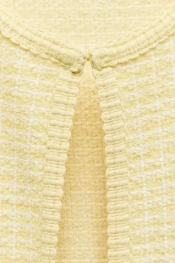 CHAQUETA CROP PUNTO