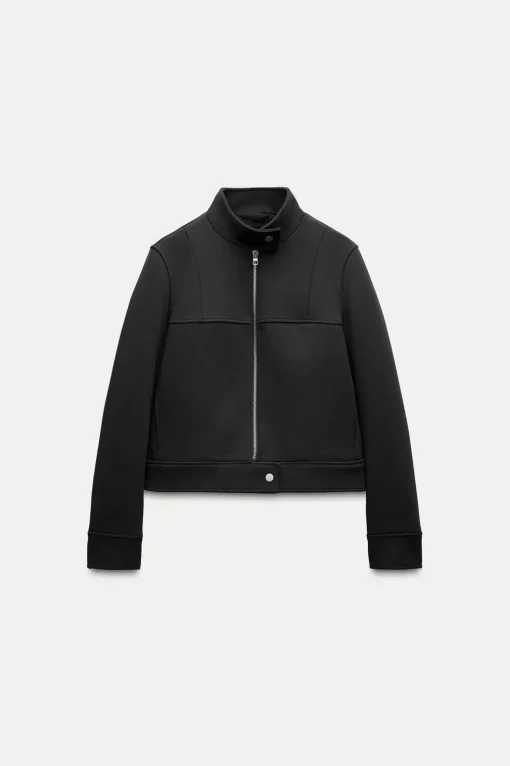 CHAQUETA EFECTO NEOPRENO ZW COLLECTION