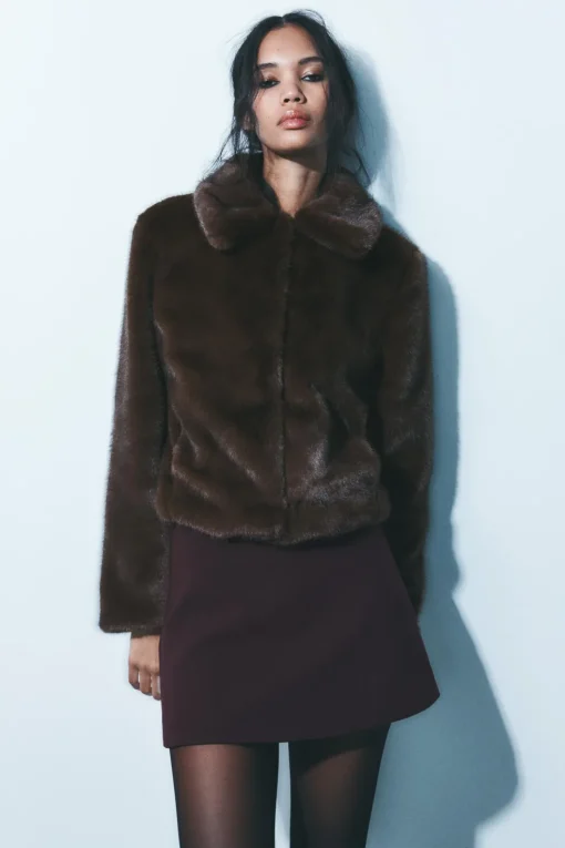 CHAQUETA EFECTO PELO
