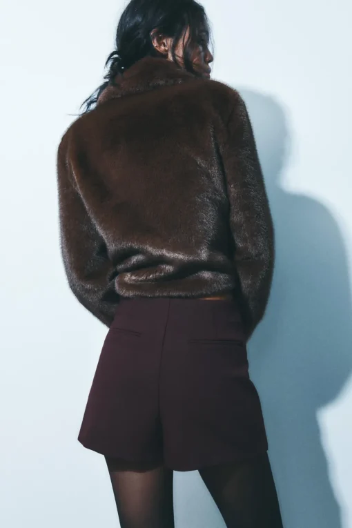CHAQUETA EFECTO PELO