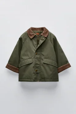CHAQUETA ENCERADA CUELLO PANA
