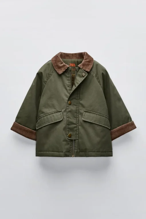 CHAQUETA ENCERADA CUELLO PANA
