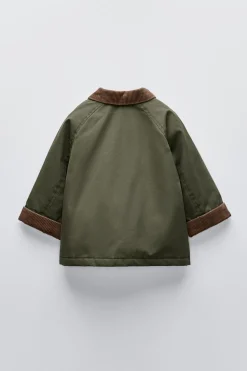CHAQUETA ENCERADA CUELLO PANA