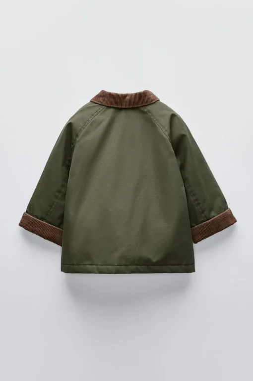CHAQUETA ENCERADA CUELLO PANA