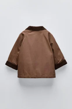 CHAQUETA ENCERADA CUELLO PANA