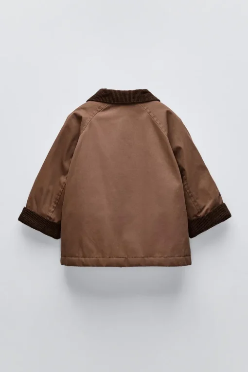 CHAQUETA ENCERADA CUELLO PANA