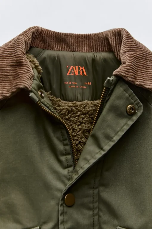 CHAQUETA ENCERADA CUELLO PANA
