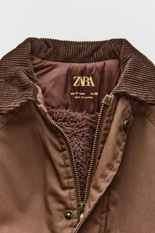 CHAQUETA ENCERADA CUELLO PANA