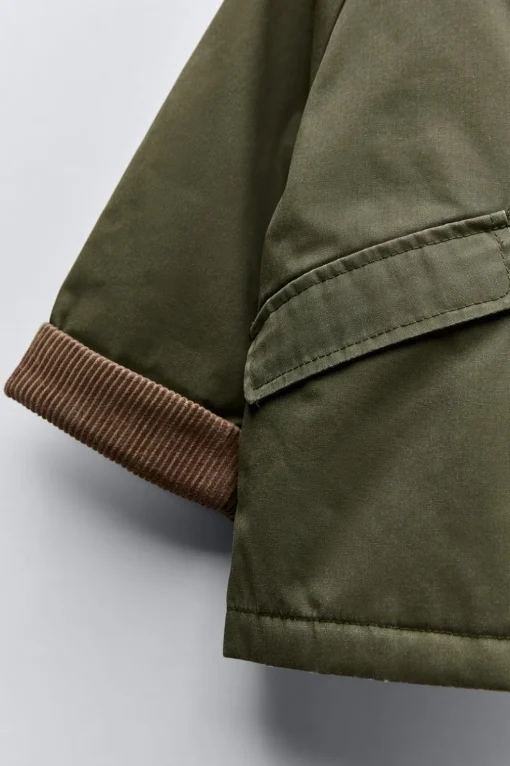 CHAQUETA ENCERADA CUELLO PANA