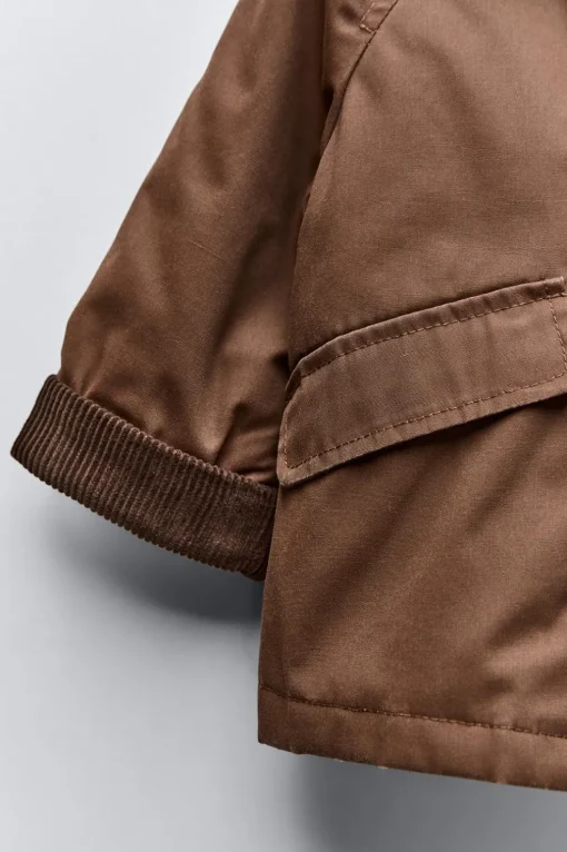 CHAQUETA ENCERADA CUELLO PANA