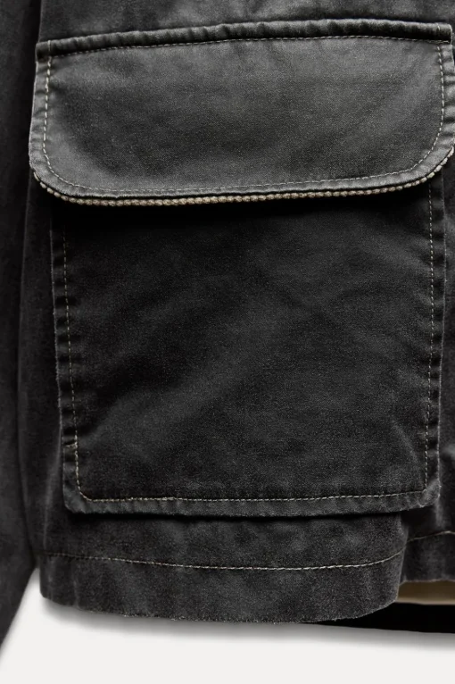 CHAQUETA ENCERADA CUELLO PANA