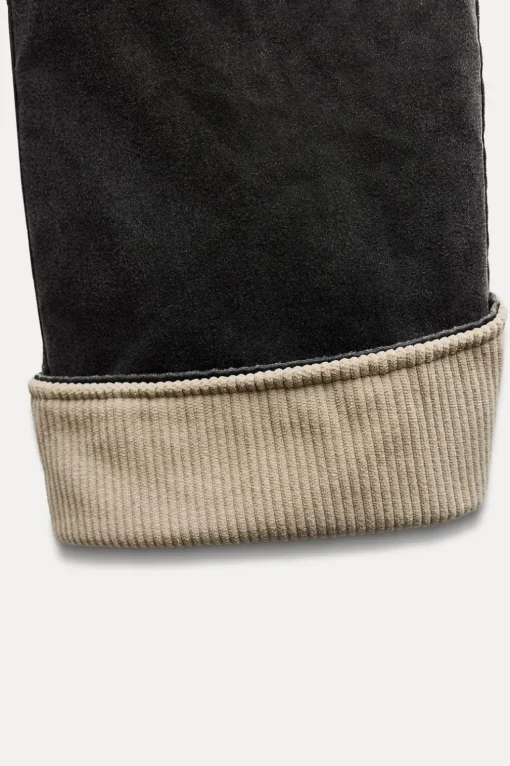 CHAQUETA ENCERADA CUELLO PANA