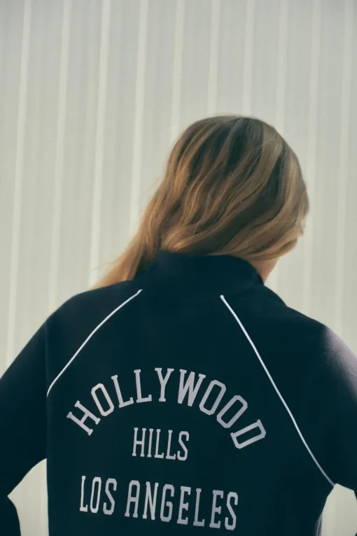 CHAQUETA FELPA TEXTO
