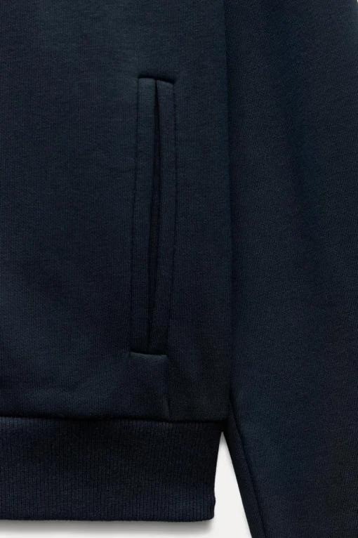 CHAQUETA FELPA TEXTO
