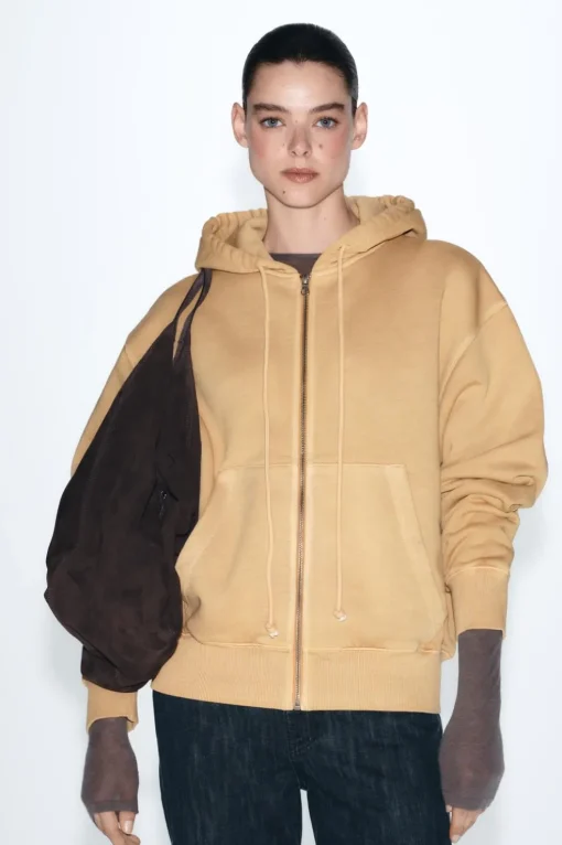 CHAQUETA LAVADA CREMALLERA