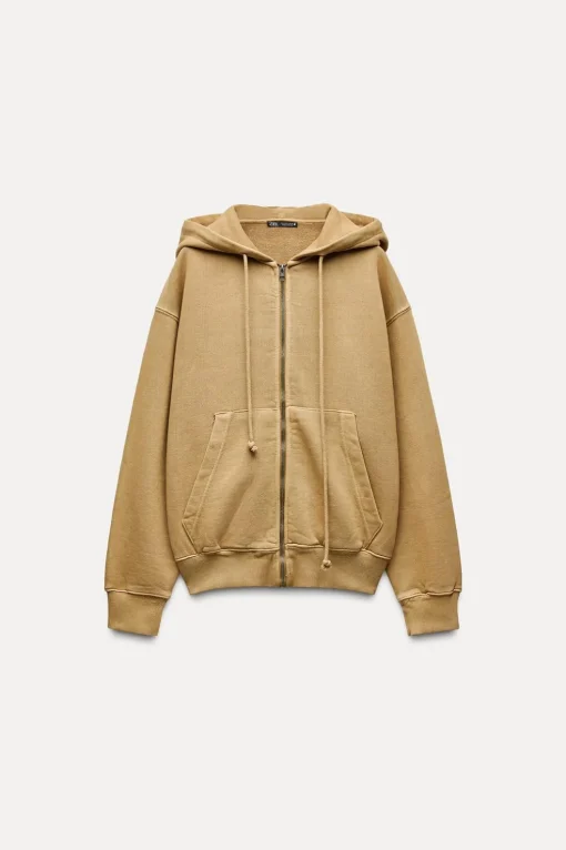 CHAQUETA LAVADA CREMALLERA