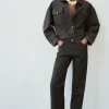 CHAQUETA OVERSIZE ENCERADA ZW COLLECTION