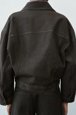 CHAQUETA OVERSIZE ENCERADA ZW COLLECTION
