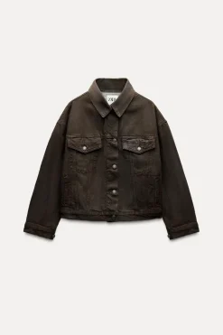 CHAQUETA OVERSIZE ENCERADA ZW COLLECTION
