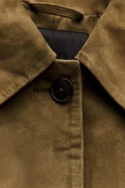 CHAQUETA PIEL BORDADA ZW COLLECTION