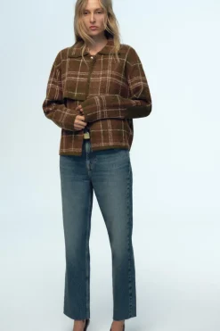 CHAQUETA PUNTO CUADROS