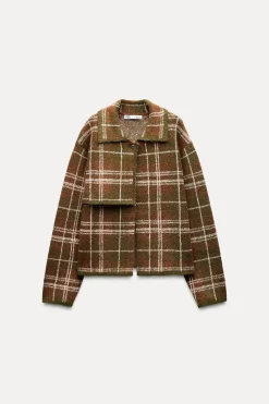CHAQUETA PUNTO CUADROS