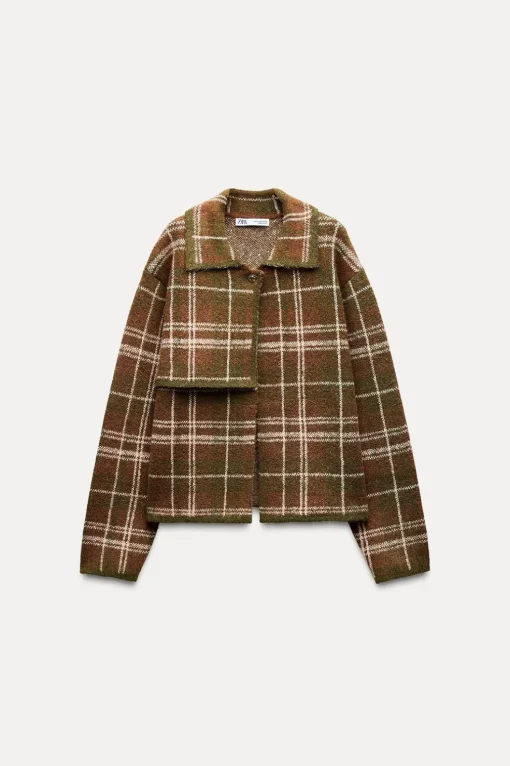 CHAQUETA PUNTO CUADROS