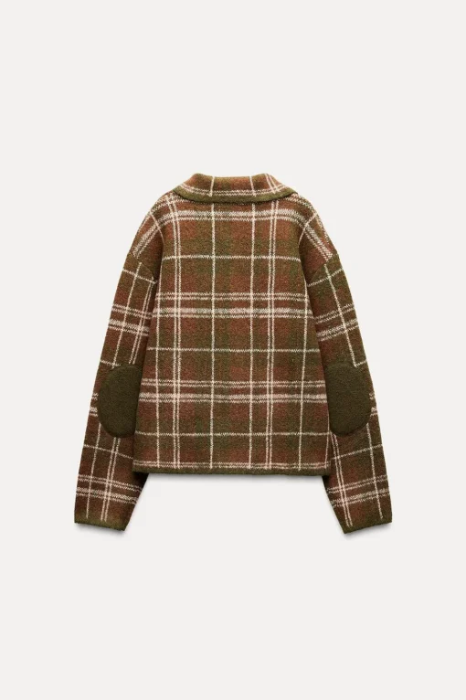 CHAQUETA PUNTO CUADROS