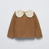 CHAQUETA PUNTO CUELLO CROCHET