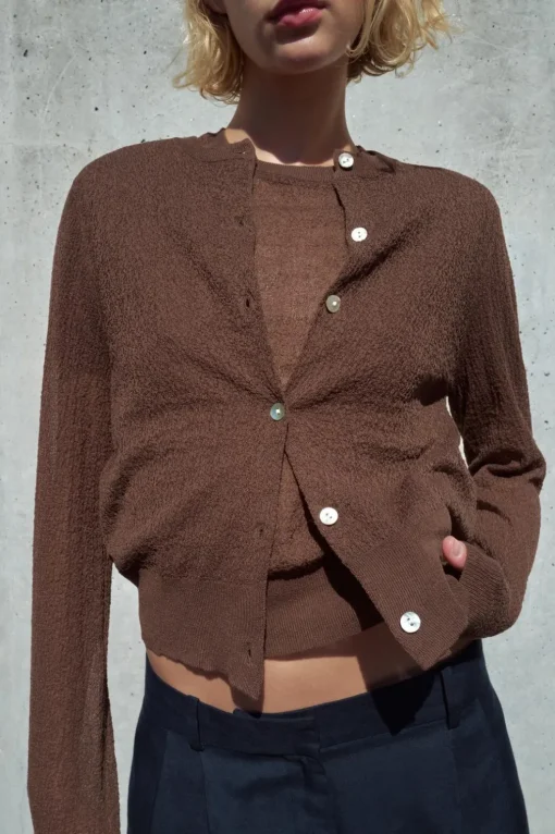 CHAQUETA PUNTO FINO