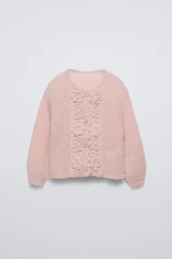 CHAQUETA PUNTO FLORES