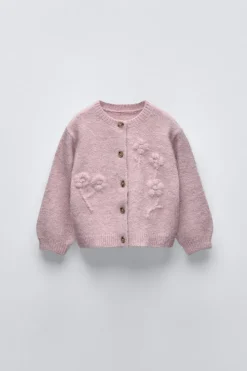 CHAQUETA PUNTO FLORES BORDADAS