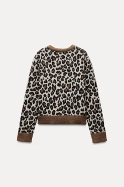 CHAQUETA PUNTO JACQUARD ANIMAL