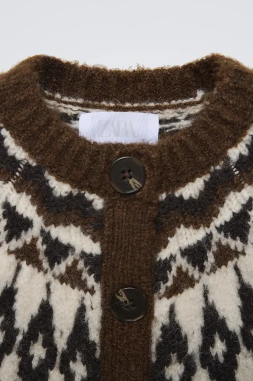 CHAQUETA PUNTO JAQUARD