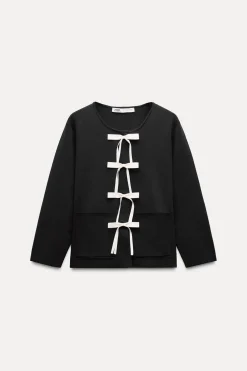 CHAQUETA PUNTO LAZOS