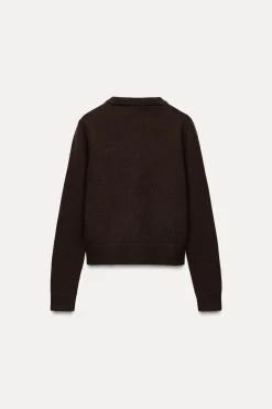 CHAQUETA PUNTO LISO CON CASHMERE