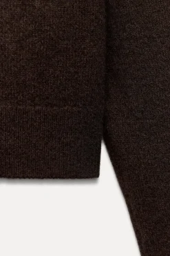 CHAQUETA PUNTO LISO CON CASHMERE