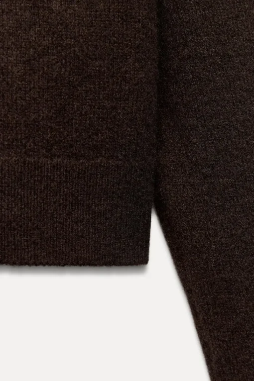 CHAQUETA PUNTO LISO CON CASHMERE