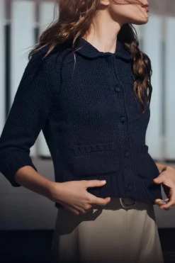 CHAQUETA PUNTO MANGA FRANCESA