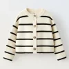 CHAQUETA PUNTO RAYAS